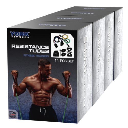 Резинка для фитнеса  York Fitness, 5 цветов #Y-80405 - фото №2
